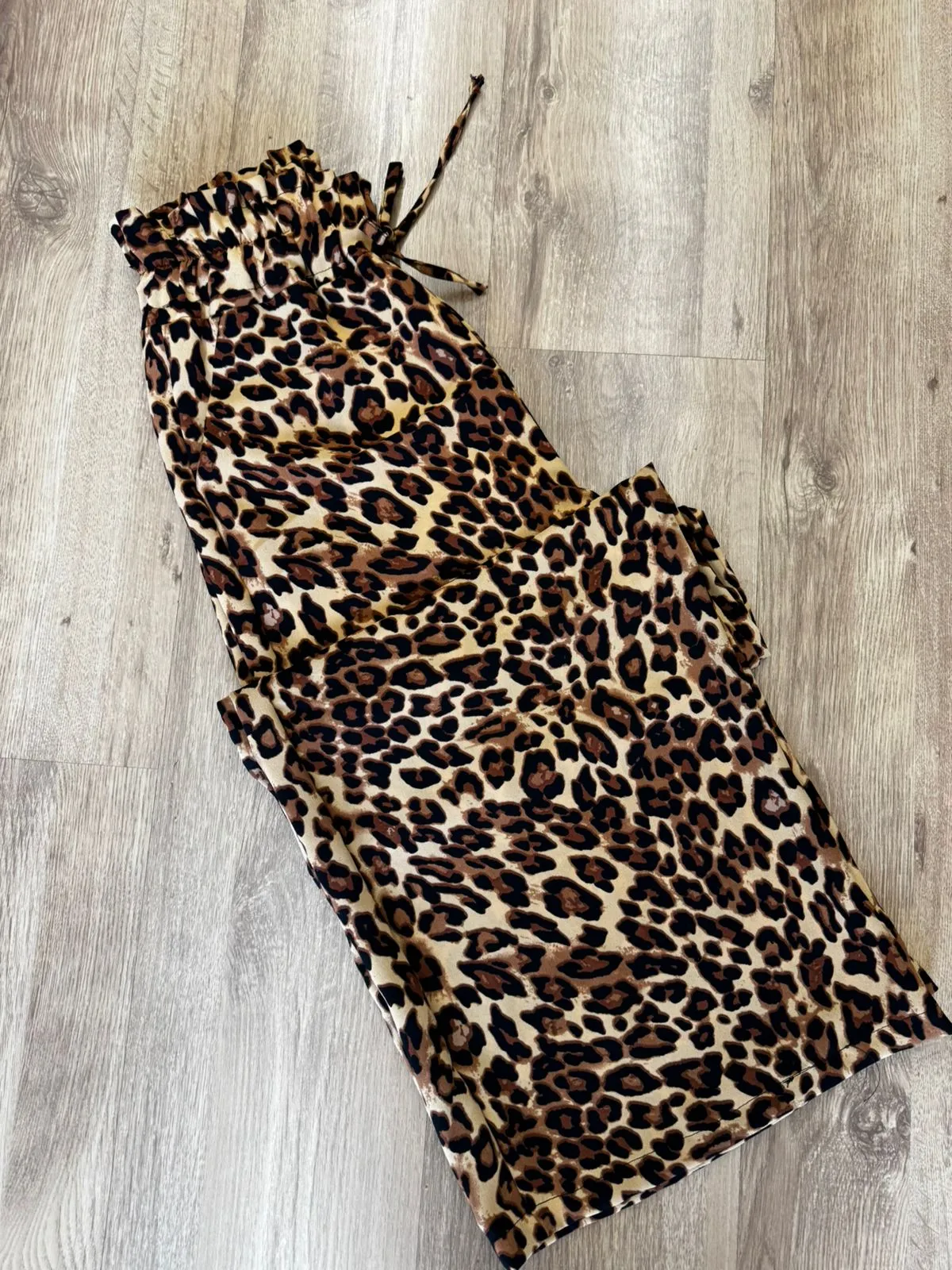 calça pantalona animal print calça pantalona animal print