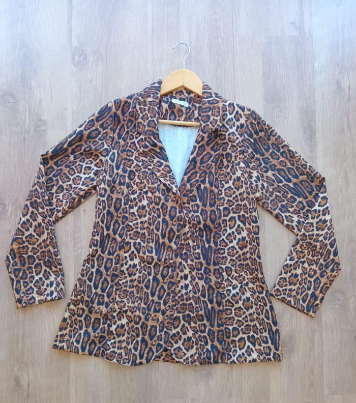 blazer animal print