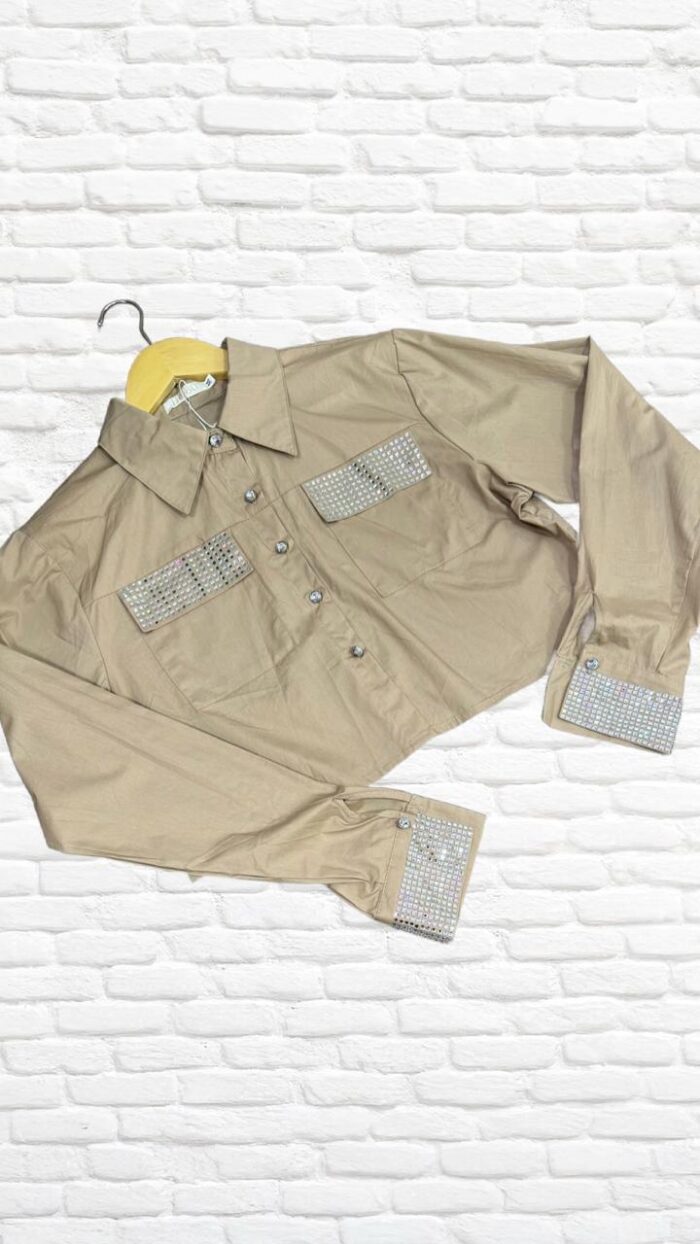 cropped strass manga longa cropped strass manga longa