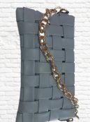 bolsa carteira trançada