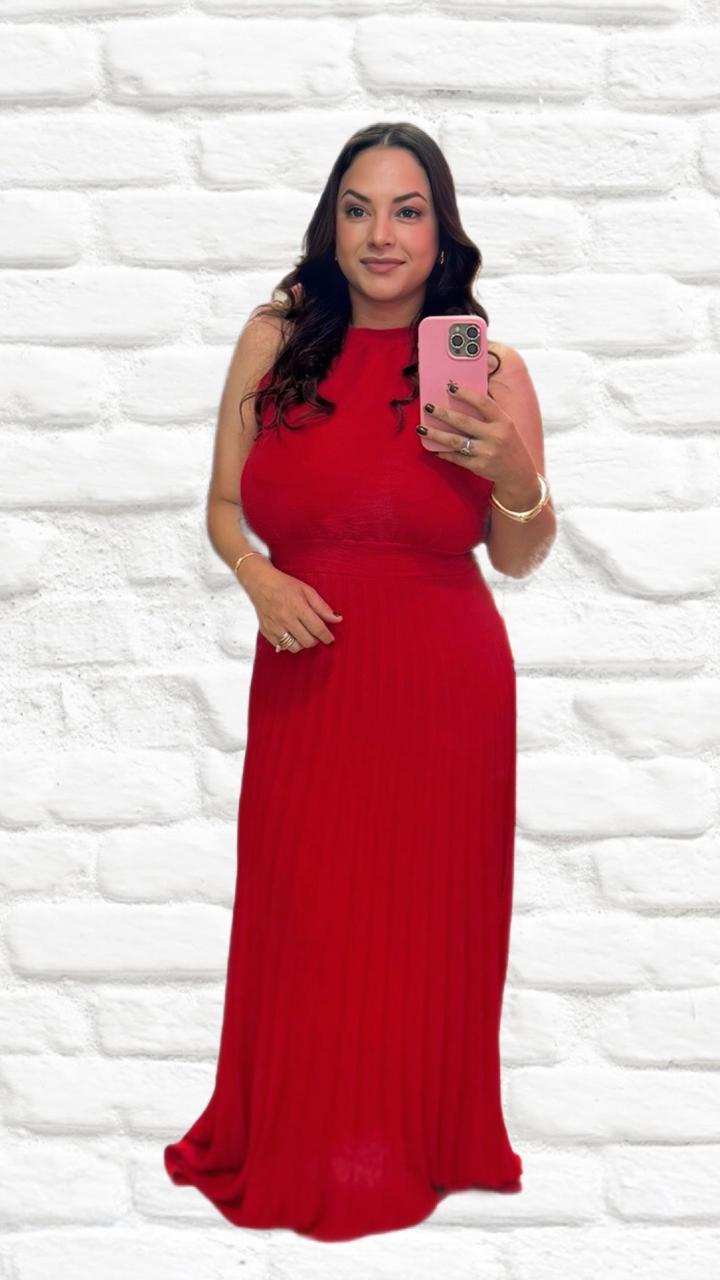 vestido plissado vestido plissado