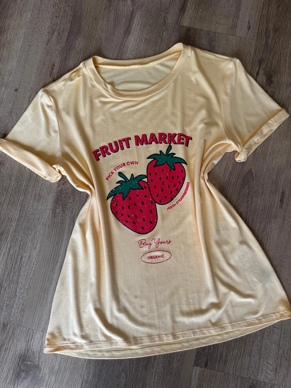 t shirt morango