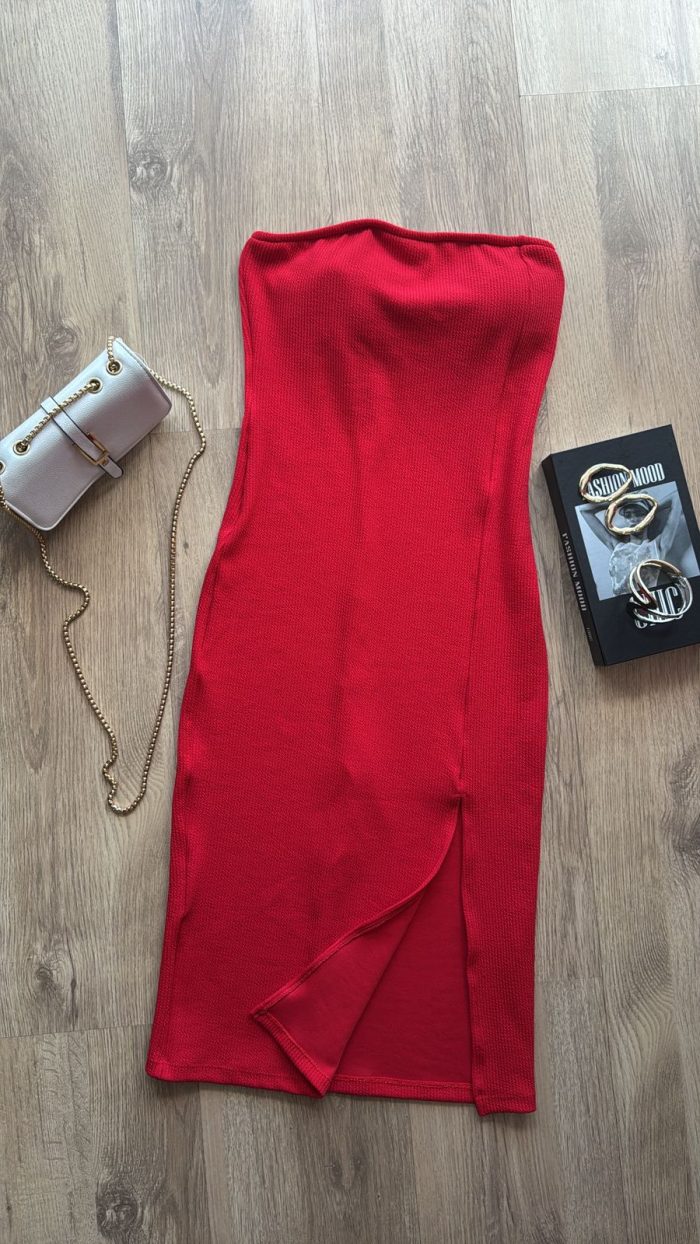 vestido tomara que caia