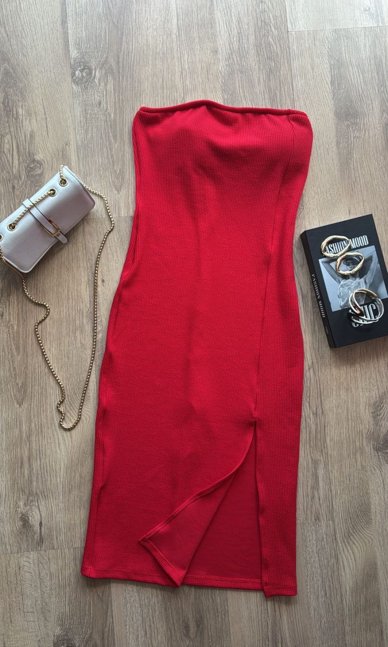 vestido tomara que caia