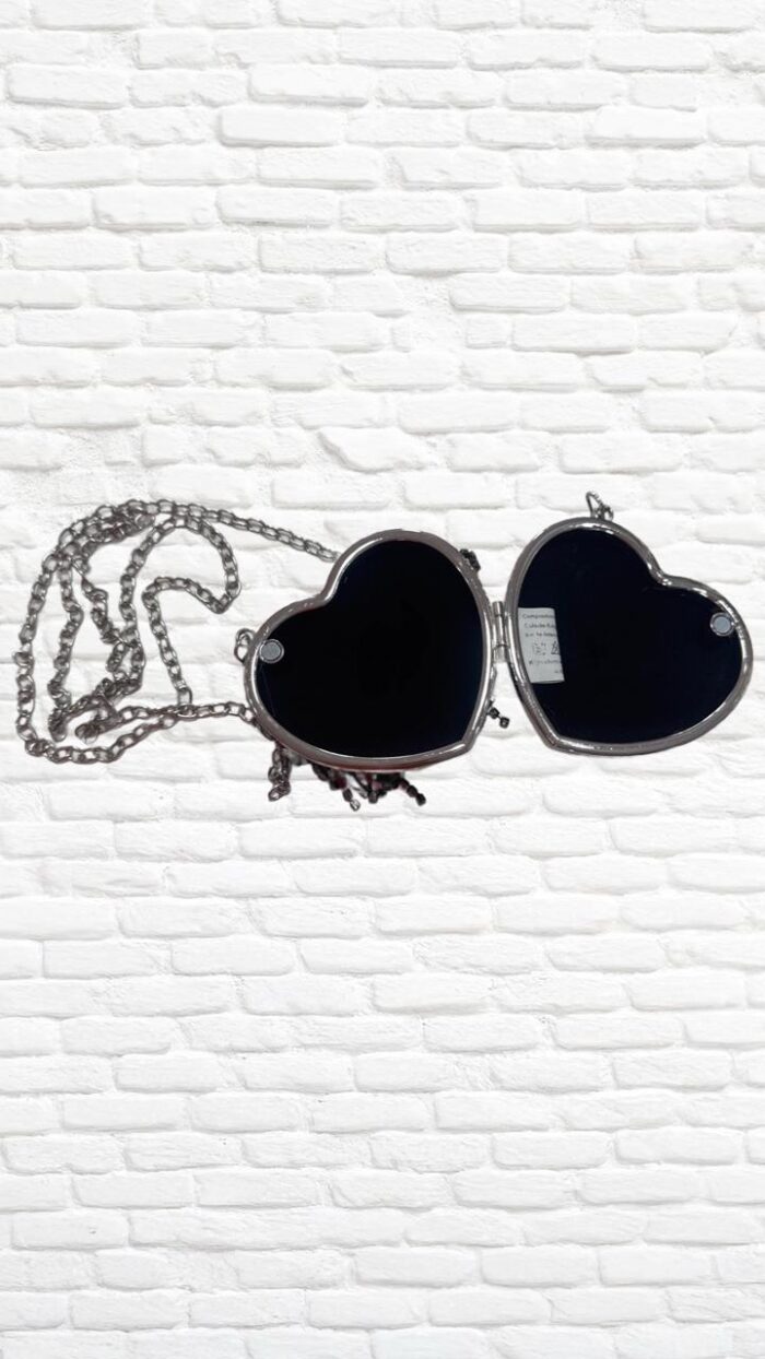 bolsa mini de coração bolsa mini de coração