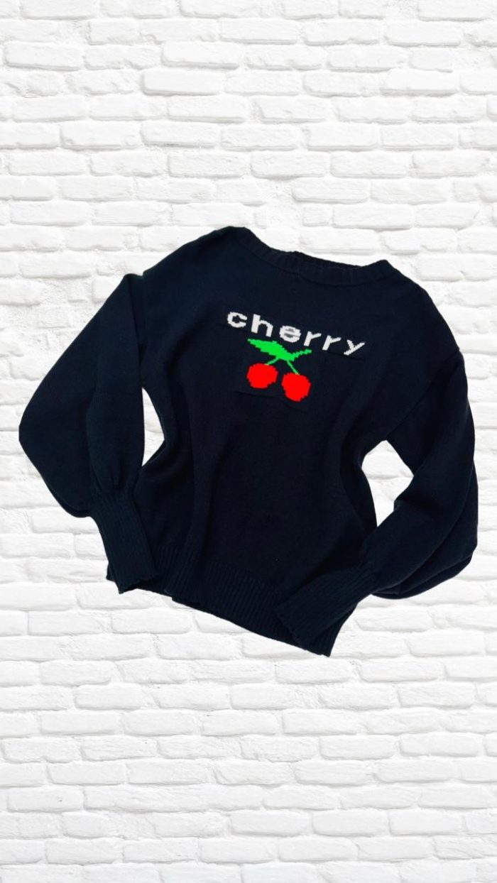 blusa suéter cherry blusa suéter cherry