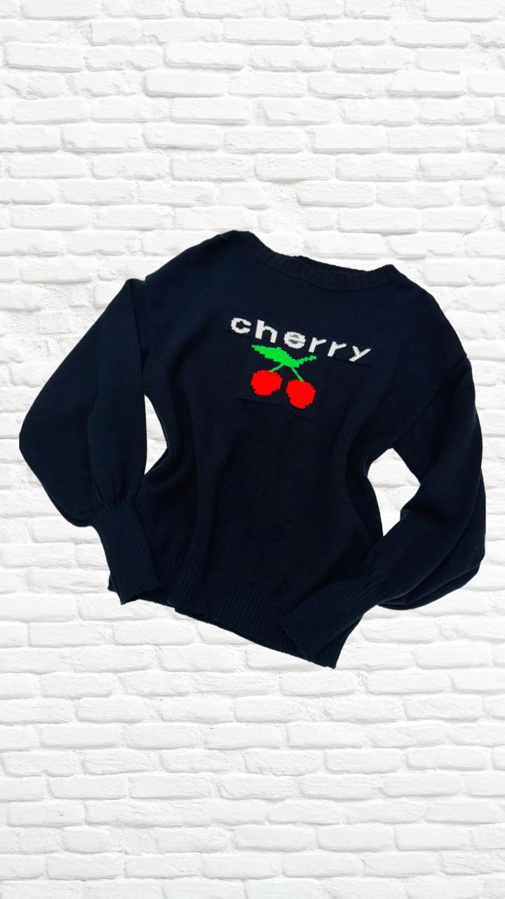 blusa suéter cherry