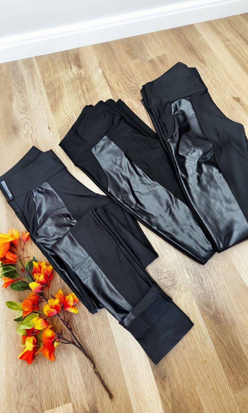 calça cire peluciada