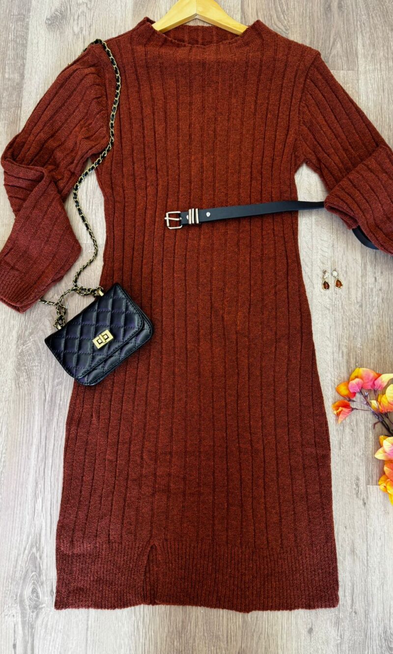 vestido modal mousse caramelo, Único