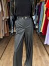 calça couro reta
