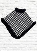poncho pied de poule