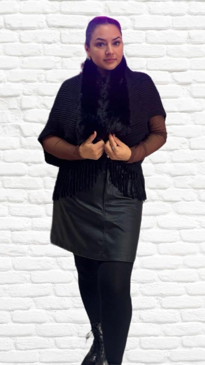 poncho franja poncho franja