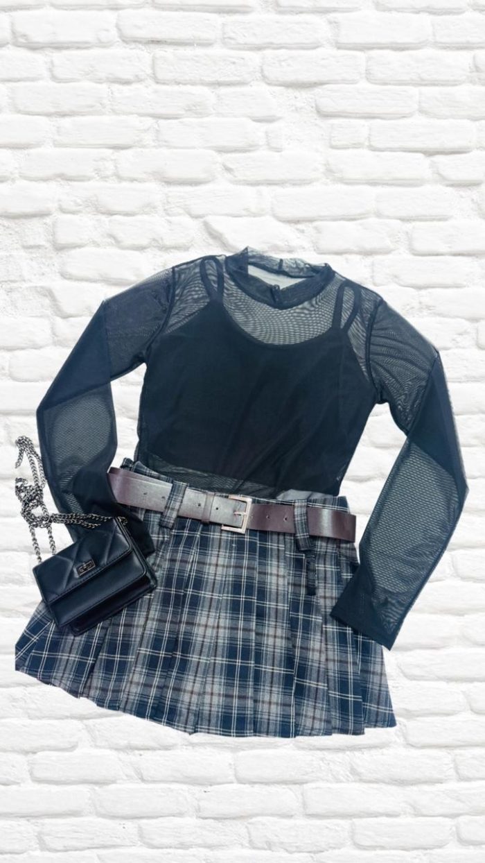 saia colegial cinza saia colegial cinza