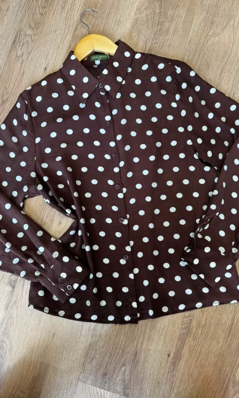camisa poá athena camisa poá athena